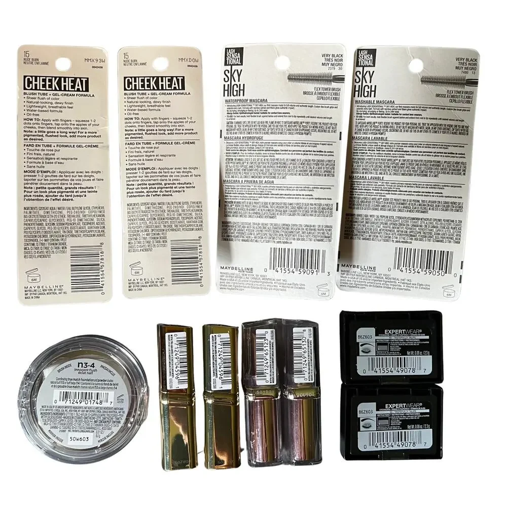 Lot 11 L'oreal/Maybelline Makeup Mix Lots